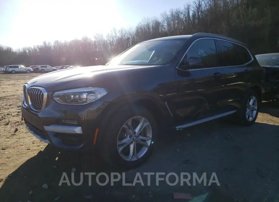 BMW X3 XDRIVE3 2020 vin 5UXTY5C01L9C51559 from auto auction Copart