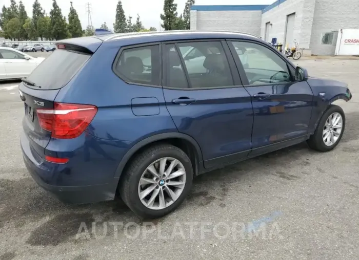 BMW X3 XDRIVE2 2016 vin 5UXWX9C53G0D86541 from auto auction Copart