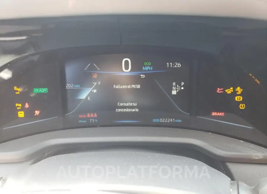 TOYOTA MIRAI XLE 2023 vin JTDAAAAA9PA010013 from auto auction Copart