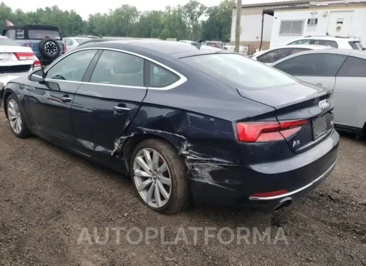 AUDI A5 PREMIUM 2018 vin WAUANCF59JA010626 from auto auction Copart