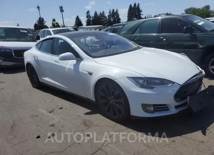 TESLA MODEL S 70 2015 vin 5YJSA1S27FF091577 from auto auction Copart