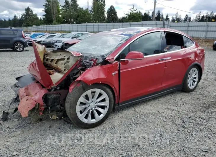 TESLA MODEL X 2021 vin 5YJXCAE28MF324990 from auto auction Copart