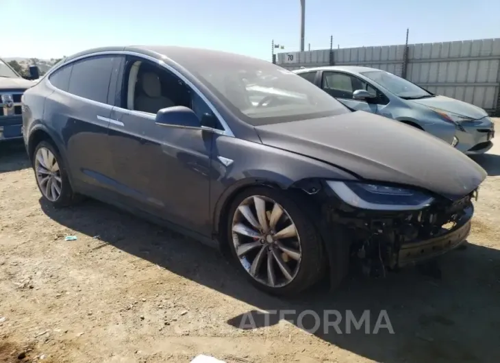 TESLA MODEL X 2016 vin 5YJXCAE42GF001086 from auto auction Copart