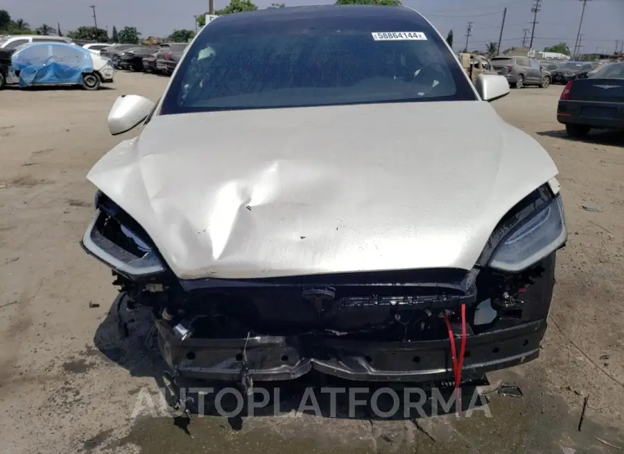 TESLA MODEL X 2016 vin 5YJXCAE45GF005715 from auto auction Copart