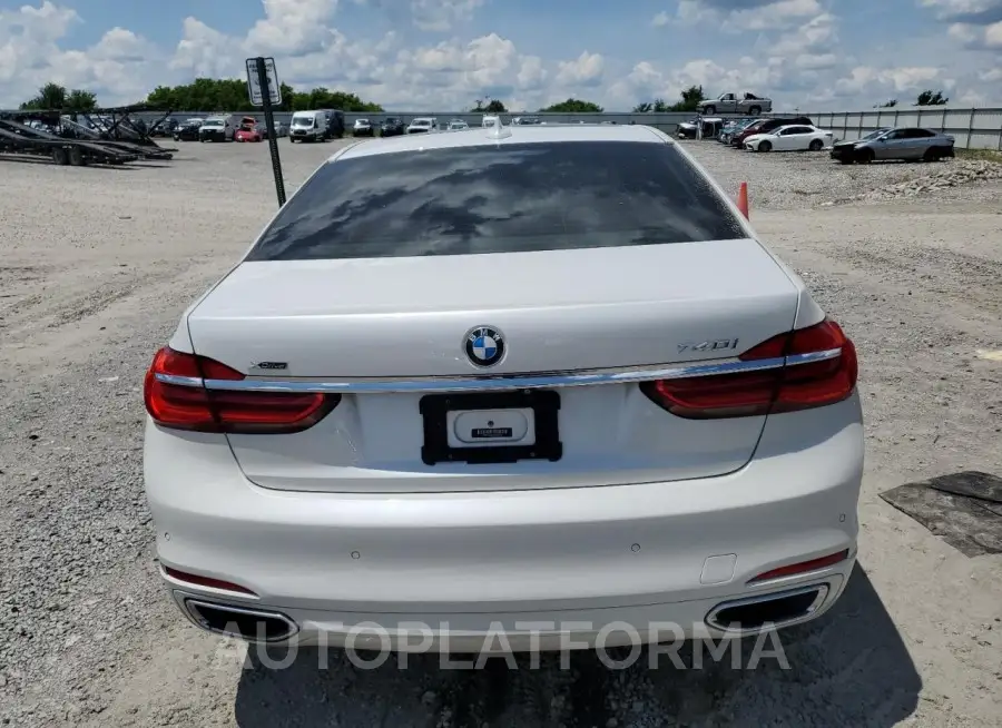 BMW 740 XI 2017 vin WBA7E4C56HGU99210 from auto auction Copart