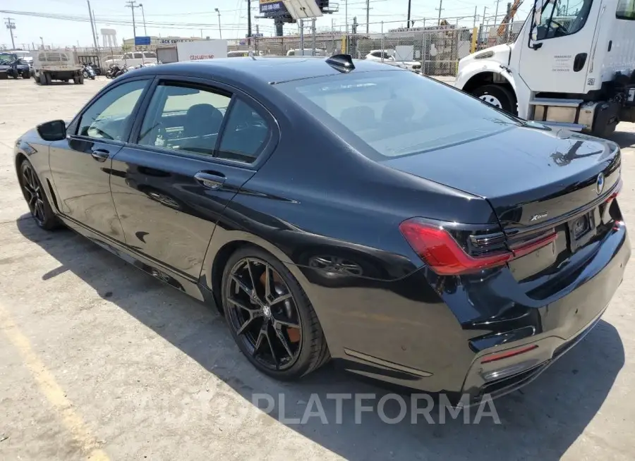 BMW 750 XI 2021 vin WBA7U2C05MCF63625 from auto auction Copart