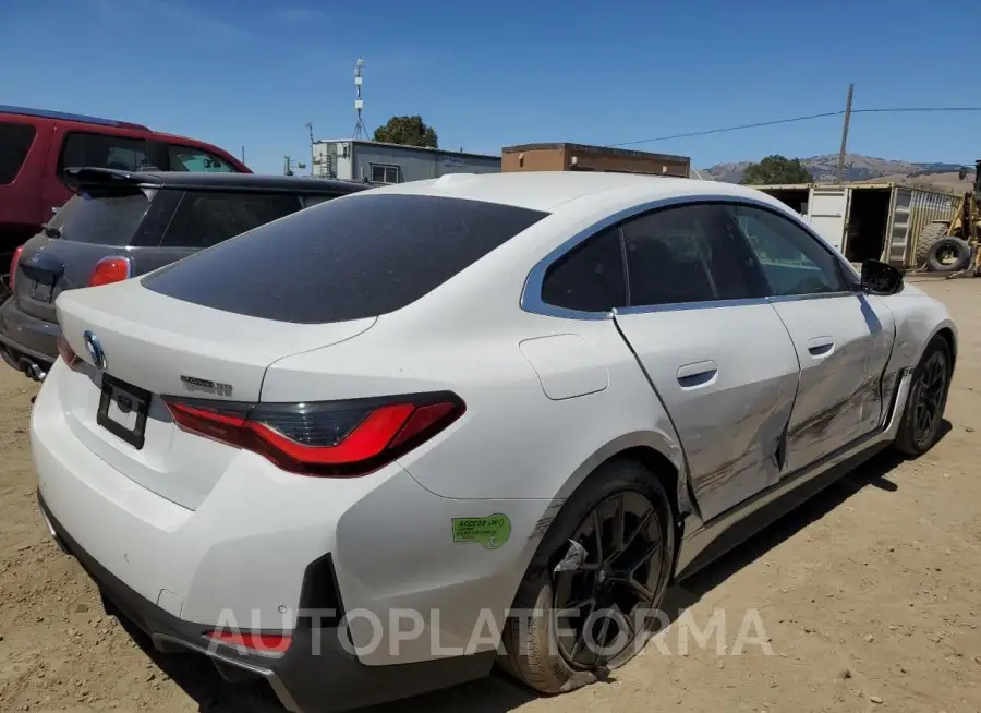 BMW I4 EDRIVE 2023 vin WBY43AW03PFP62377 from auto auction Copart