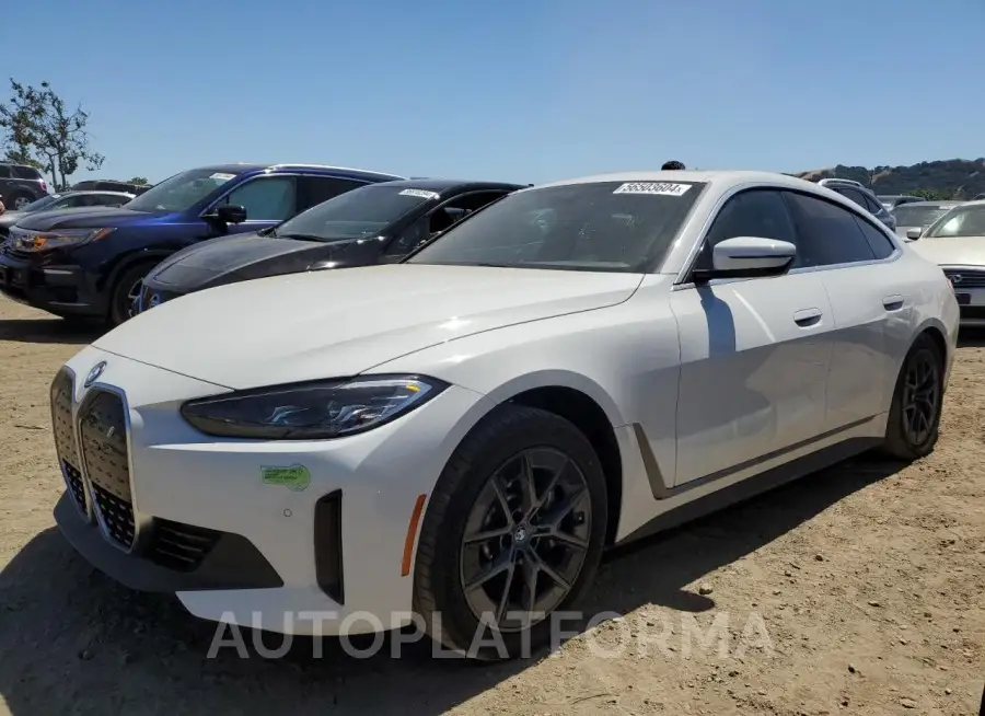 BMW I4 EDRIVE 2023 vin WBY43AW03PFP62377 from auto auction Copart