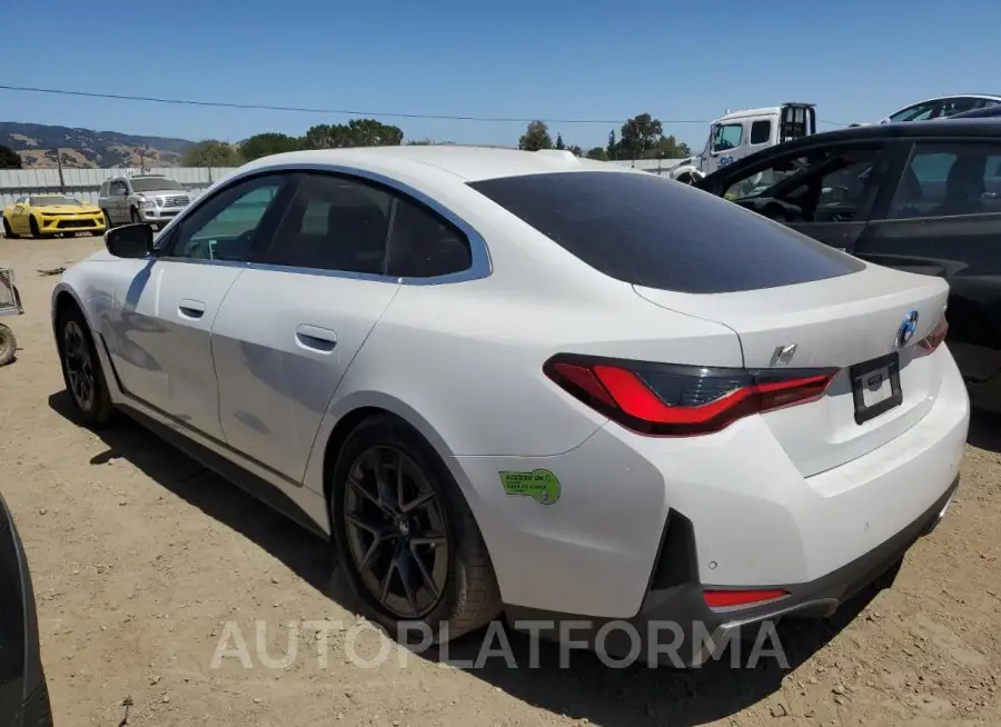 BMW I4 EDRIVE 2023 vin WBY43AW03PFP62377 from auto auction Copart