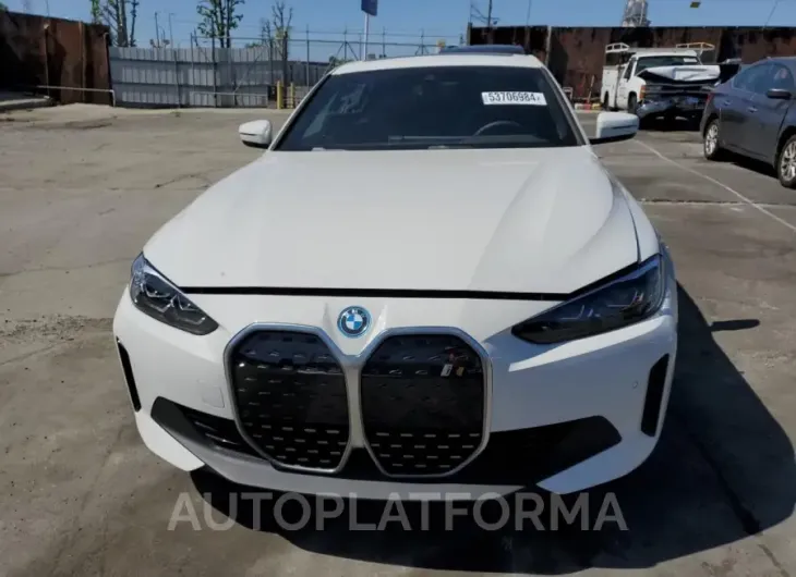 BMW I4 EDRIVE 2024 vin WBY43AW03RFS38780 from auto auction Copart