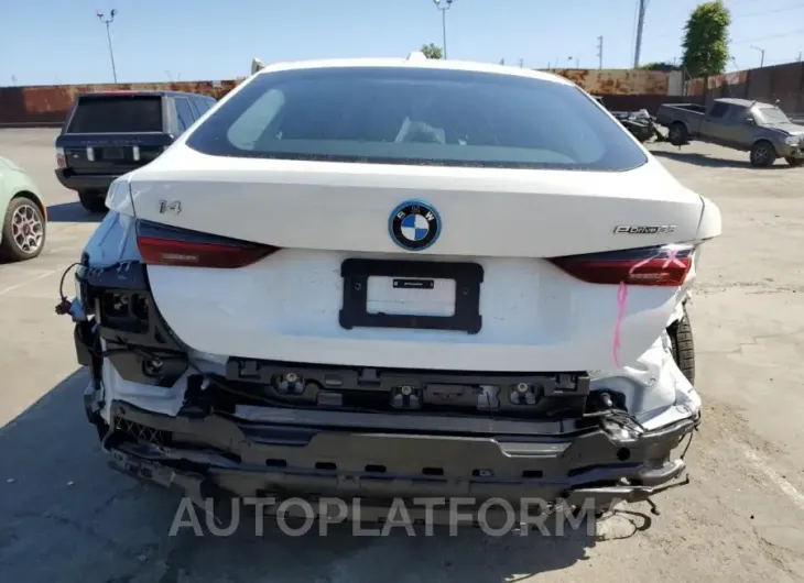 BMW I4 EDRIVE 2024 vin WBY43AW03RFS38780 from auto auction Copart