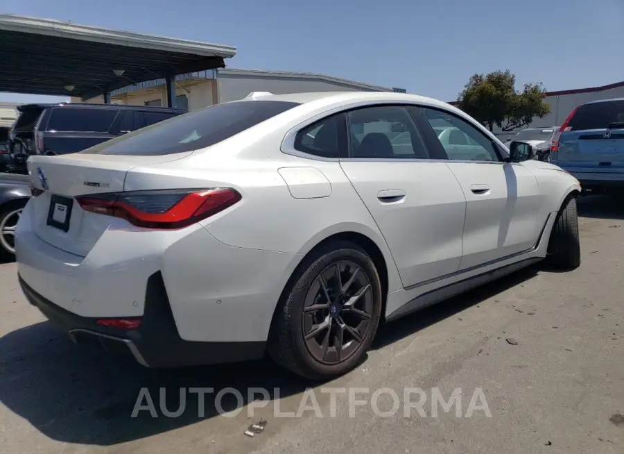 BMW I4 EDRIVE 2023 vin WBY43AW07PFP64892 from auto auction Copart