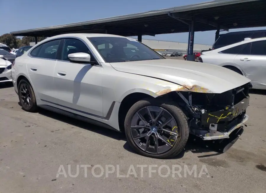 BMW I4 EDRIVE 2023 vin WBY43AW07PFP64892 from auto auction Copart