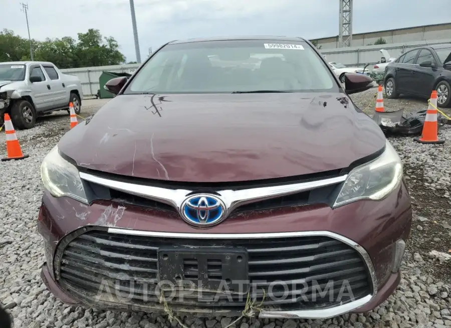 TOYOTA AVALON HYB 2016 vin 4T1BD1EB5GU050128 from auto auction Copart