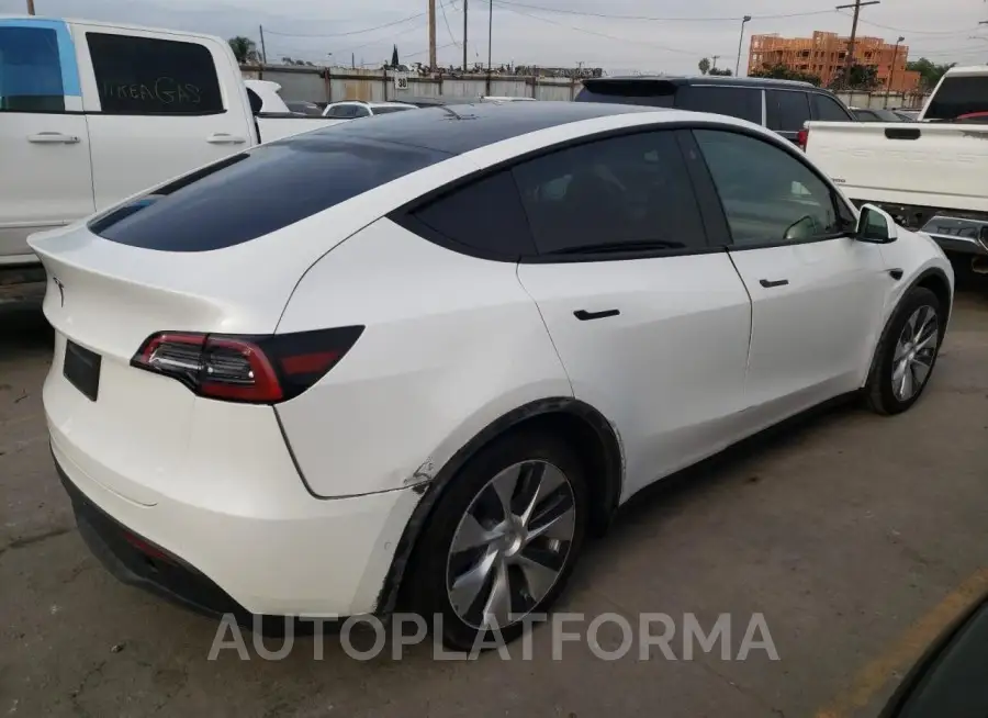 TESLA MODEL Y 2021 vin 5YJYGDED6MF163275 from auto auction Copart