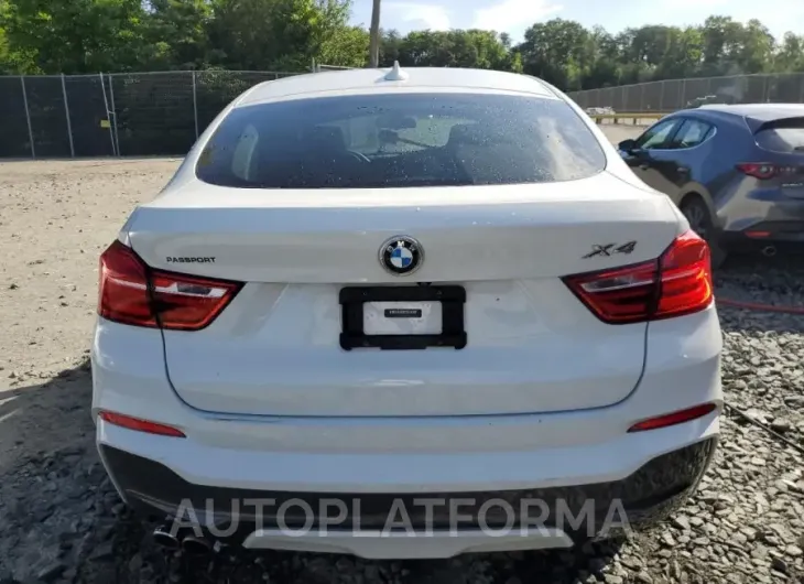 BMW X4 XDRIVE2 2016 vin 5UXXW3C54G0R19353 from auto auction Copart