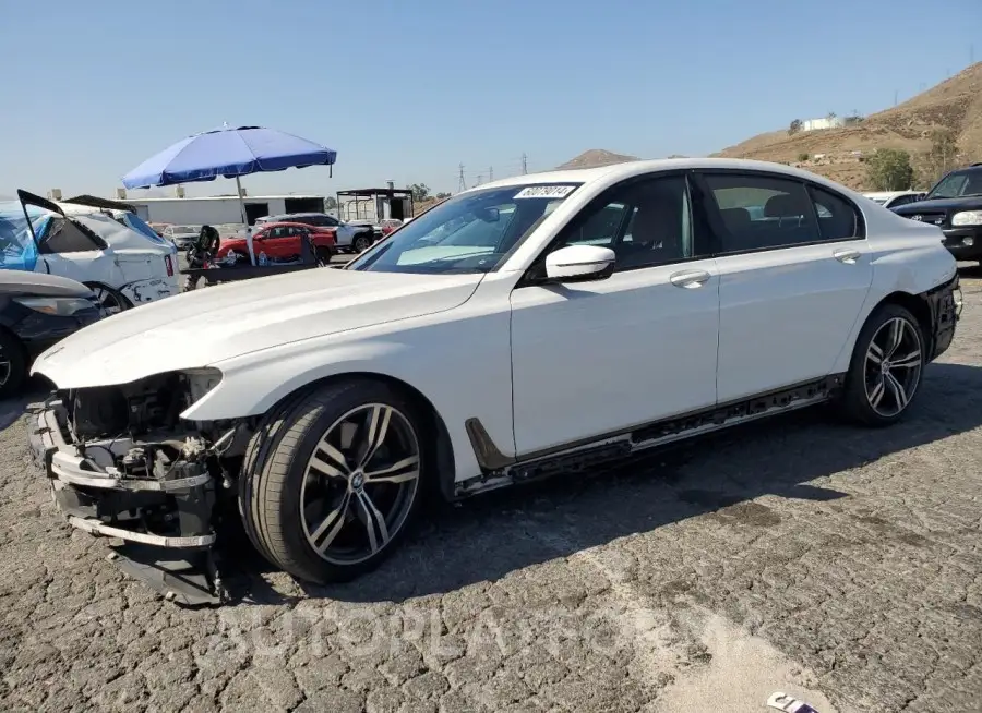 BMW 740 I 2018 vin WBA7E2C53JG741834 from auto auction Copart