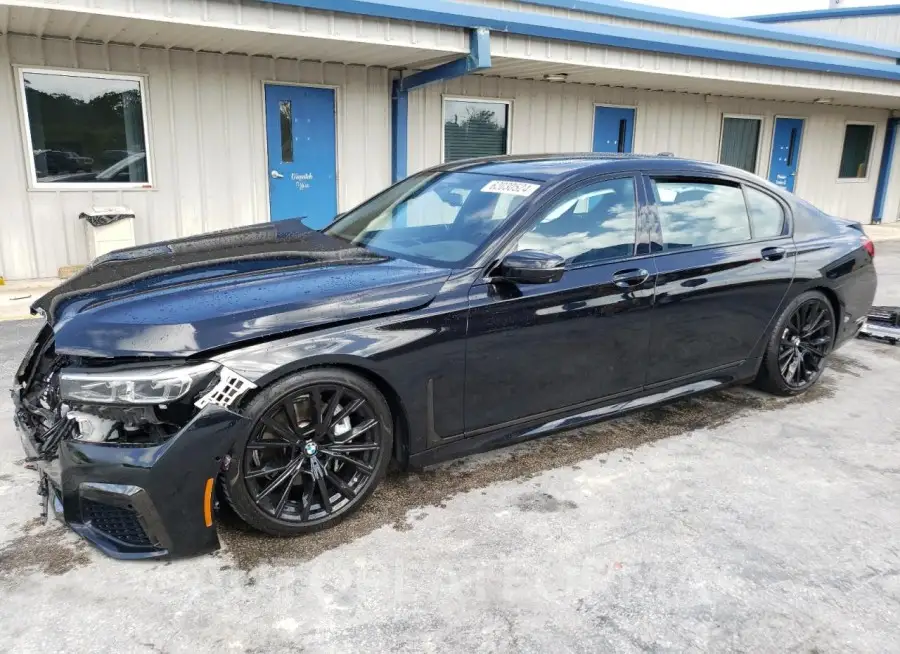 BMW 740 I 2021 vin WBA7T2C09MCF85761 from auto auction Copart