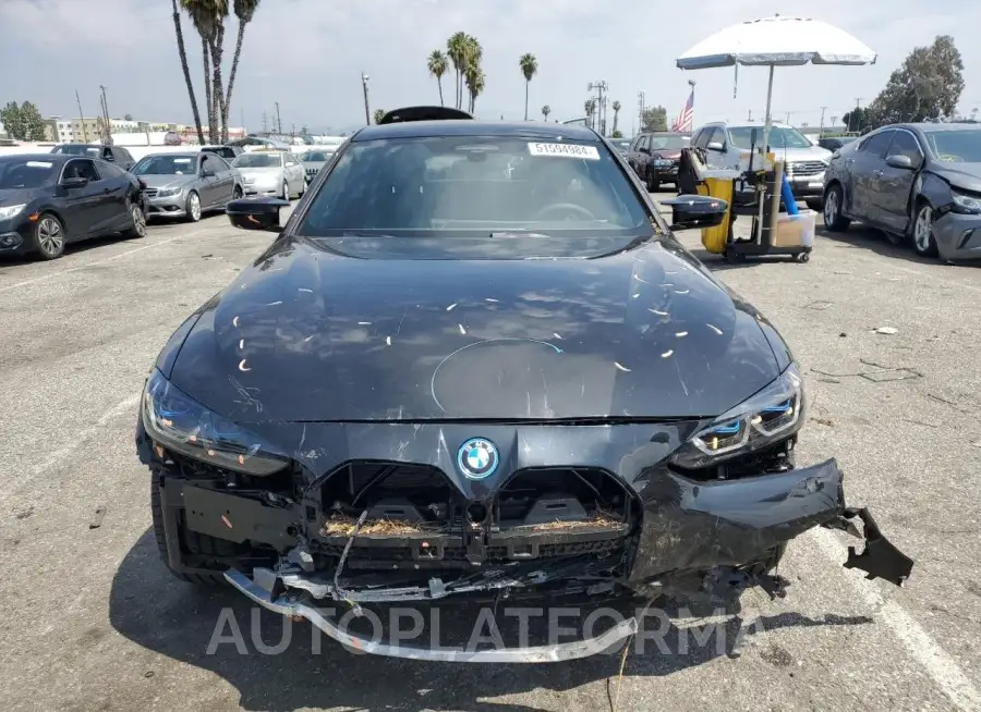 BMW I4 M50 2024 vin WBY33AW09RFS37404 from auto auction Copart