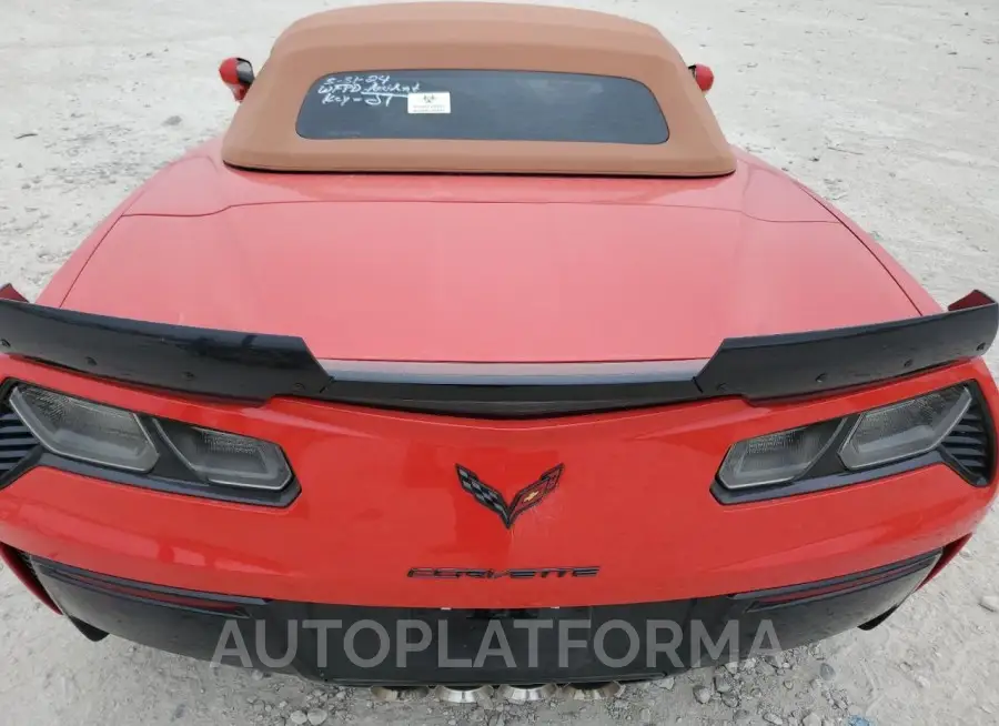 CHEVROLET CORVETTE Z 2016 vin 1G1YU3D61G5604041 from auto auction Copart