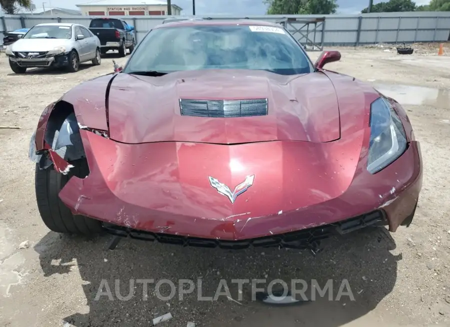 CHEVROLET CORVETTE G 2017 vin 1G1YW2D77H5123757 from auto auction Copart