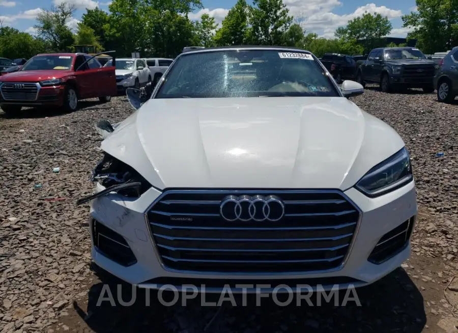 AUDI A5 PREMIUM 2018 vin WAUYNGF58JN011586 from auto auction Copart