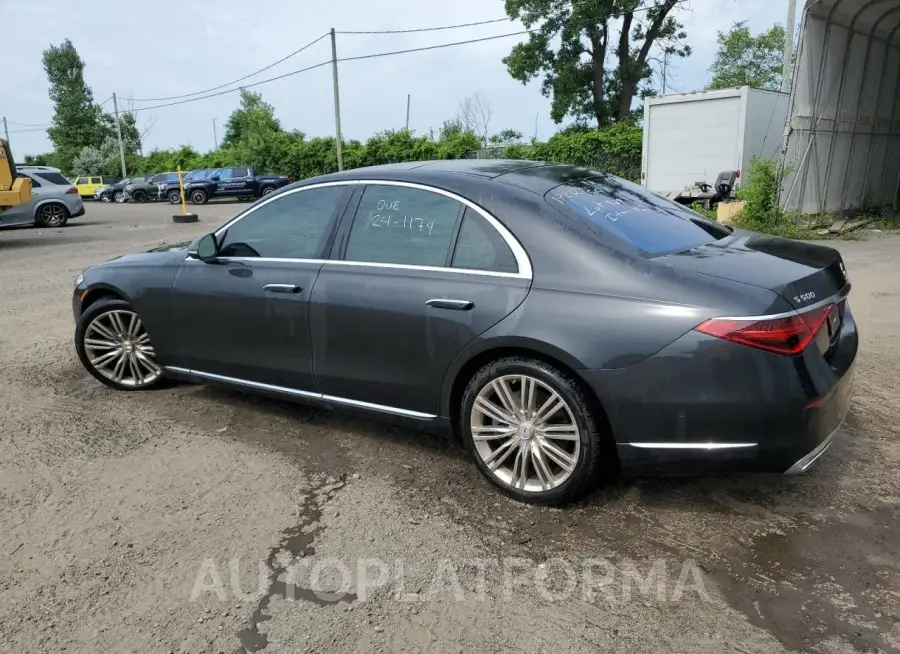 MERCEDES-BENZ S 500 4MAT 2022 vin W1K6F6DB8NA102788 from auto auction Copart