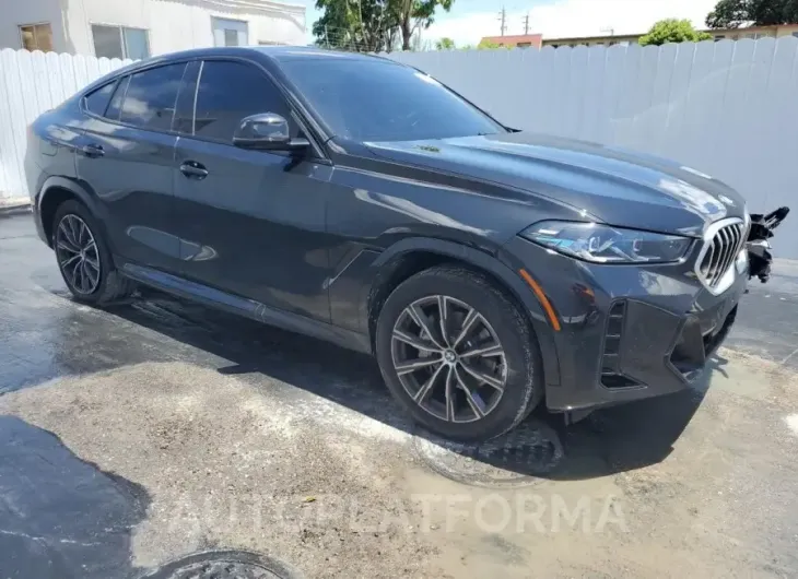 BMW X6 XDRIVE4 2024 vin 5UX33EX01R9U86025 from auto auction Copart