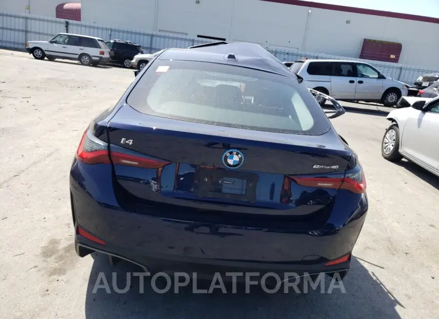 BMW I4 EDRIVE 2024 vin WBY73AW03RFS22088 from auto auction Copart