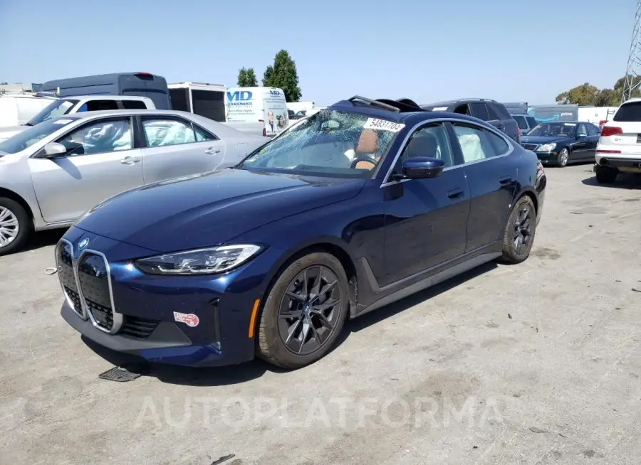 BMW I4 EDRIVE 2024 vin WBY73AW03RFS22088 from auto auction Copart