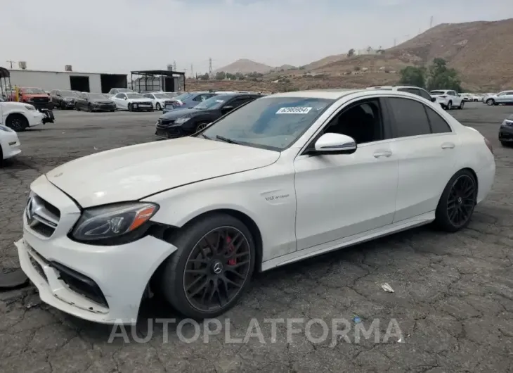 MERCEDES-BENZ C 63 AMG-S 2018 vin 55SWF8HB0JU268366 from auto auction Copart