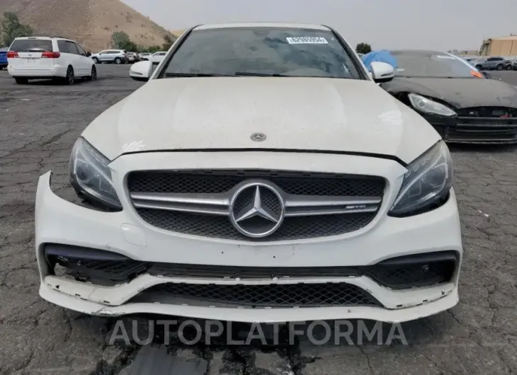 MERCEDES-BENZ C 63 AMG-S 2018 vin 55SWF8HB0JU268366 from auto auction Copart