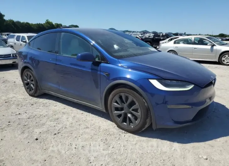 TESLA MODEL X 2022 vin 7SAXCBE60NF354434 from auto auction Copart