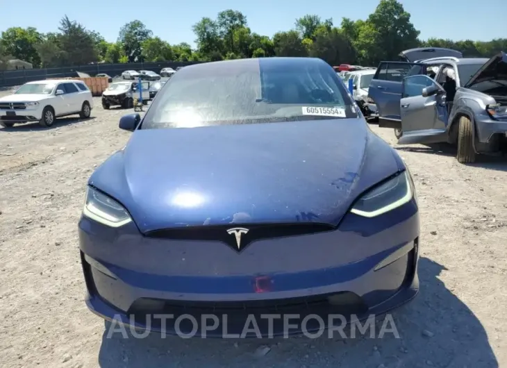 TESLA MODEL X 2022 vin 7SAXCBE60NF354434 from auto auction Copart