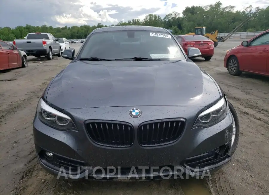 BMW 230I 2018 vin WBA2J1C5XJVD09353 from auto auction Copart