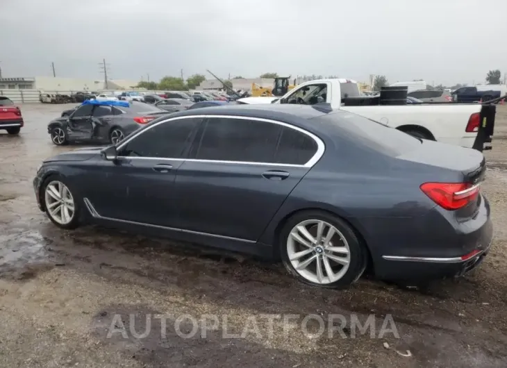 BMW 750 XI 2016 vin WBA7F2C59GG416787 from auto auction Copart