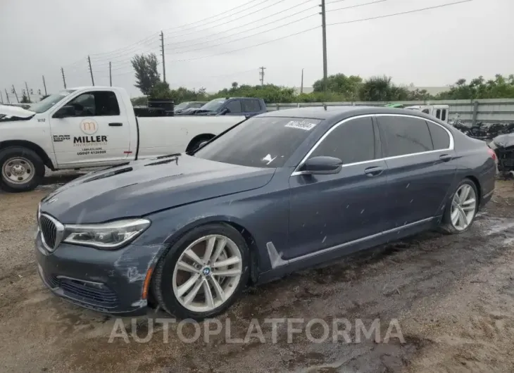 BMW 750 XI 2016 vin WBA7F2C59GG416787 from auto auction Copart