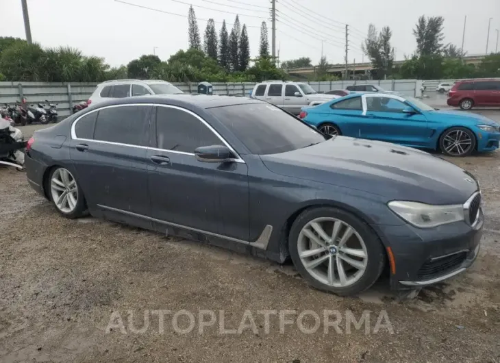 BMW 750 XI 2016 vin WBA7F2C59GG416787 from auto auction Copart