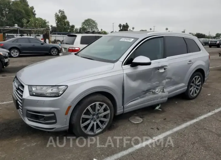 AUDI Q7 PREMIUM 2019 vin WA1LAAF76KD039511 from auto auction Copart