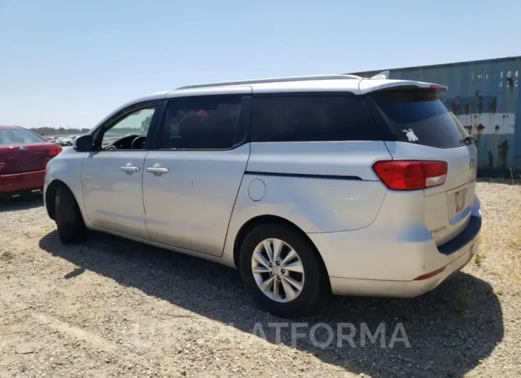 KIA SEDONA LX 2016 vin KNDMB5C13G6091902 from auto auction Copart