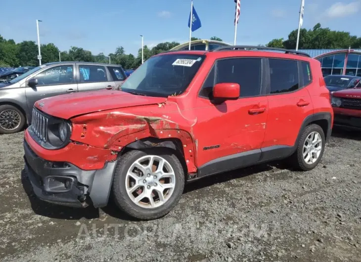 JEEP RENEGADE L 2017 vin ZACCJABB1HPE68582 from auto auction Copart