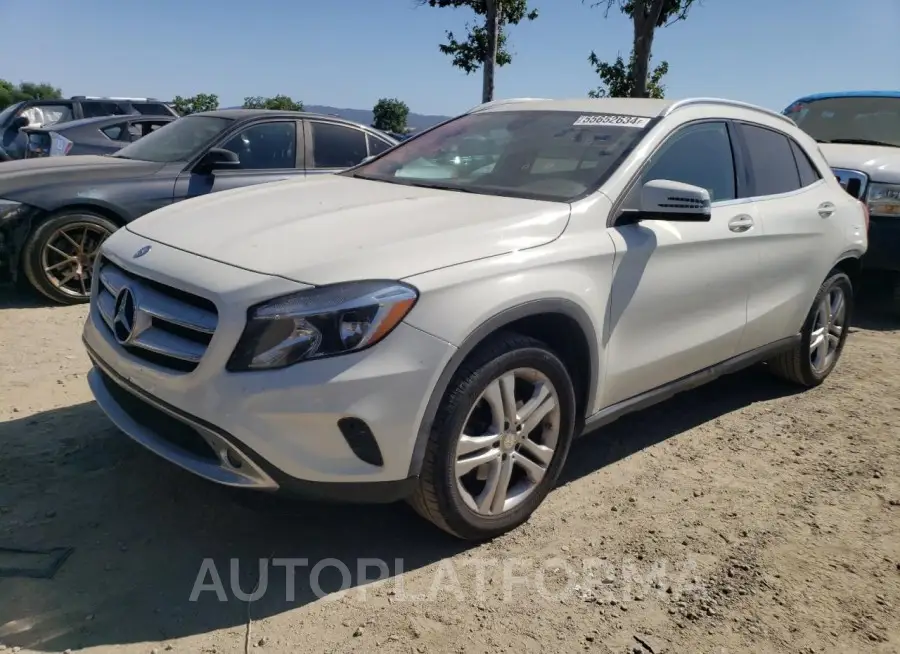 MERCEDES-BENZ GLA 250 2016 vin WDCTG4EB6GJ189049 from auto auction Copart