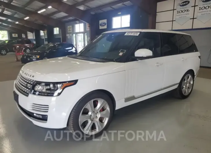 LAND ROVER RANGE ROVE 2016 vin SALGS2EF0GA282431 from auto auction Copart