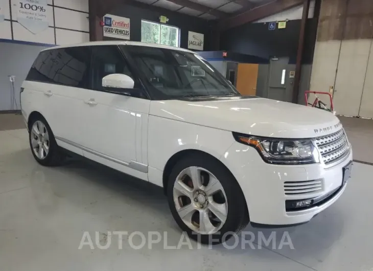 LAND ROVER RANGE ROVE 2016 vin SALGS2EF0GA282431 from auto auction Copart