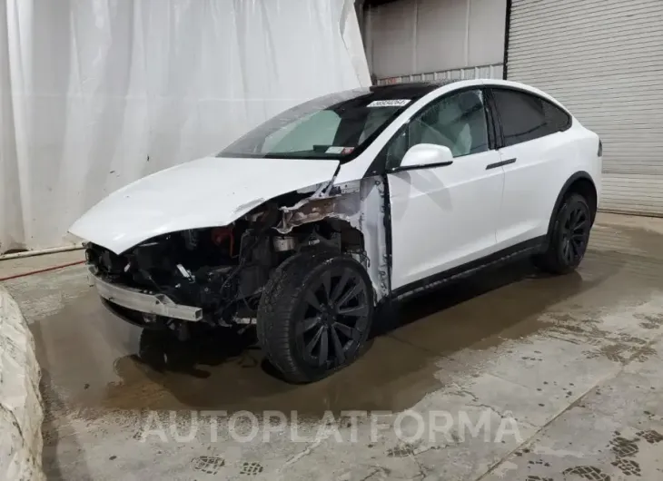 TESLA MODEL X 2022 vin 7SAXCBE68NF340930 from auto auction Copart