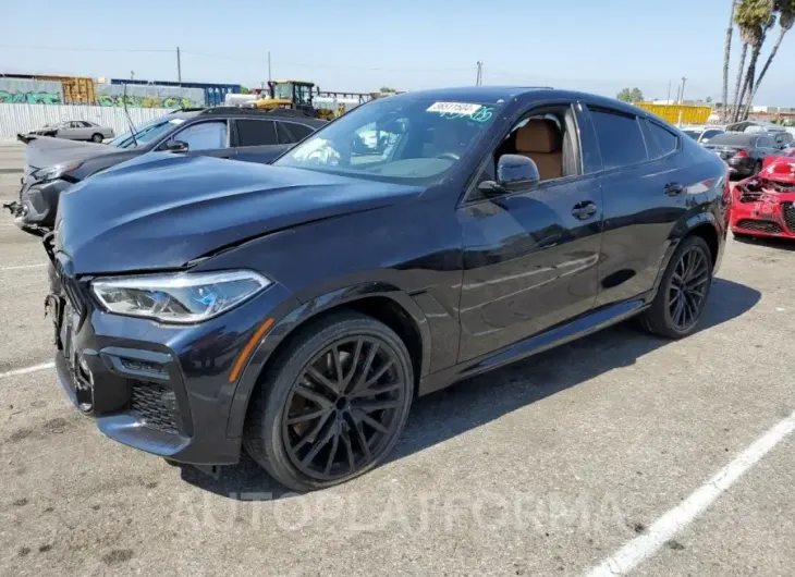 BMW X6 M50I 2023 vin 5UXCY8C05P9P15280 from auto auction Copart