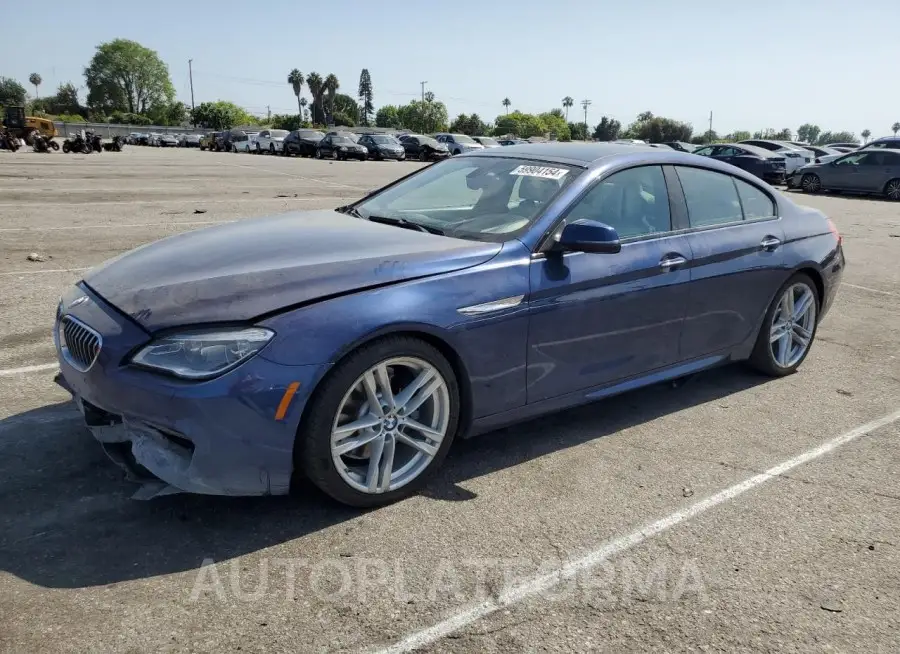 BMW 640 I GRAN 2016 vin WBA6D0C53GD927841 from auto auction Copart