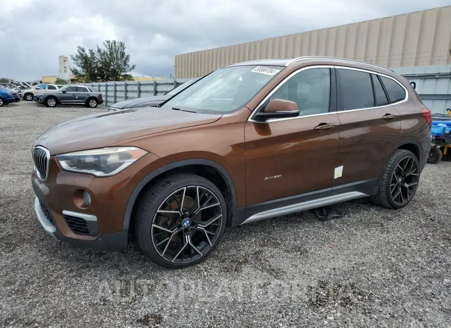 BMW X1 XDRIVE2 2016 vin WBXHT3C36GP881499 from auto auction Copart