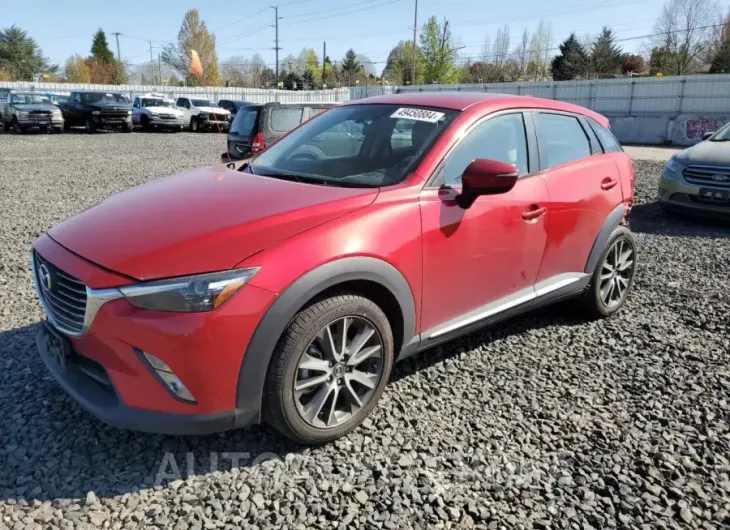 MAZDA CX-3 GRAND 2017 vin JM1DKFD71H0161538 from auto auction Copart