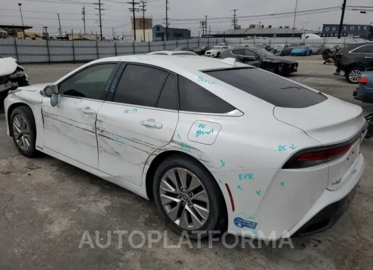 TOYOTA MIRAI XLE 2021 vin JTDAAAAA4MA001876 from auto auction Copart